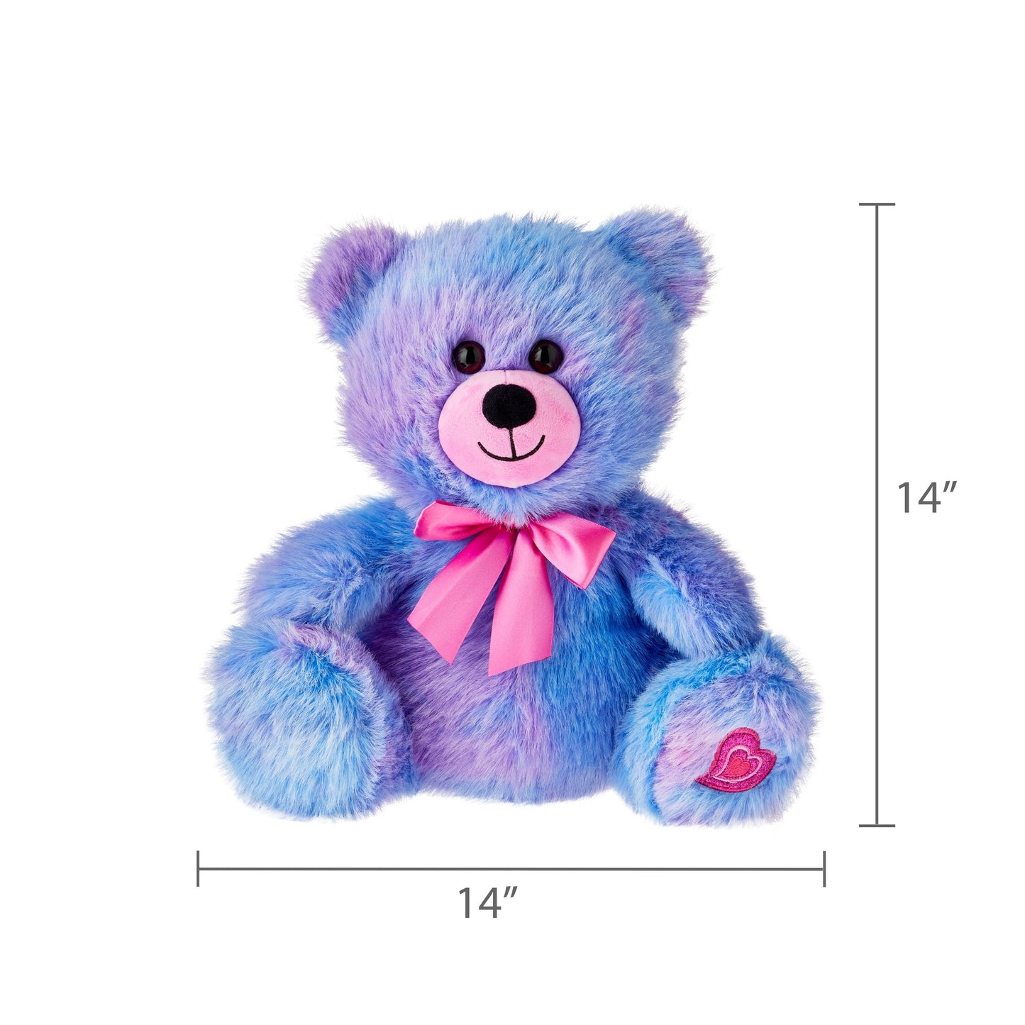 Valentine'S Day Candy Scented Blue Bear Plush, 14 In, by